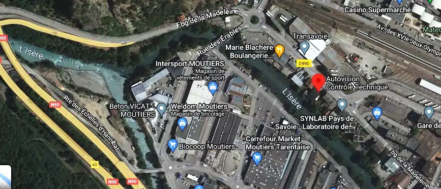 Prix contrôle technique à Moutiers