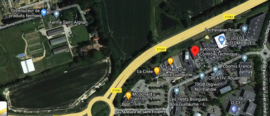 Prix contrôle technique à Bois-Guillaume