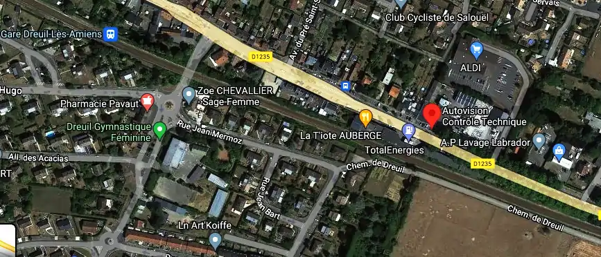 Prix contrôle technique à Dreuil-lès-Amiens