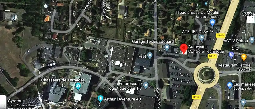 Prix contrôle technique à Jaunay-Marigny