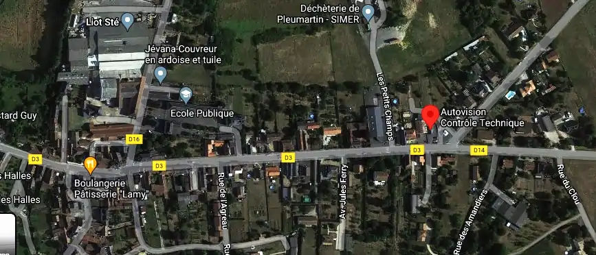 Prix contrôle technique à Pleumartin