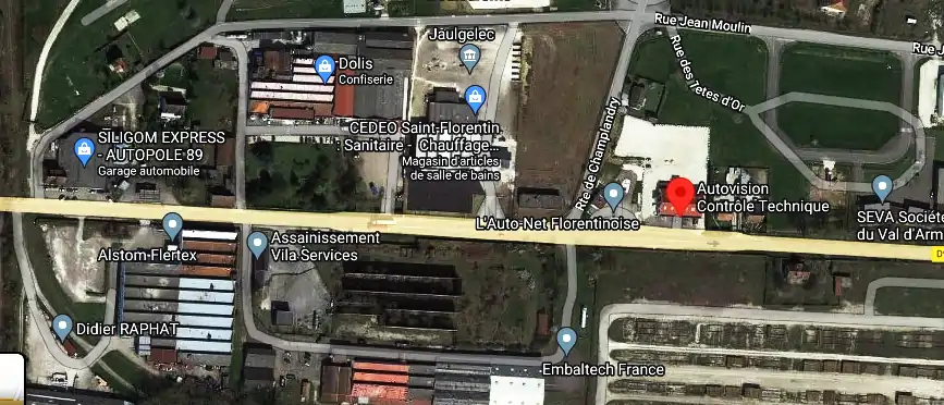 Prix contrôle technique à Saint-Florentin