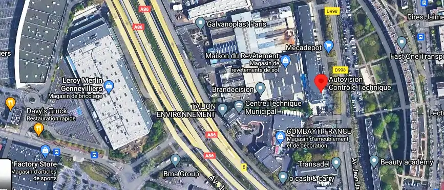 Prix contrôle technique à Villeneuve-la-Garenne