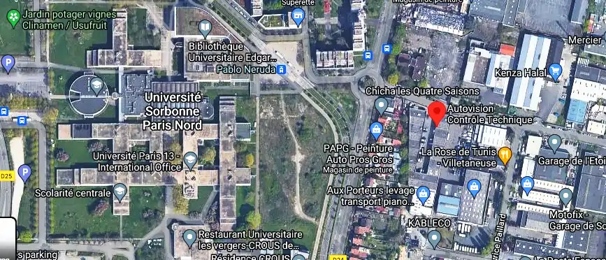 Prix contrôle technique à Villetaneuse