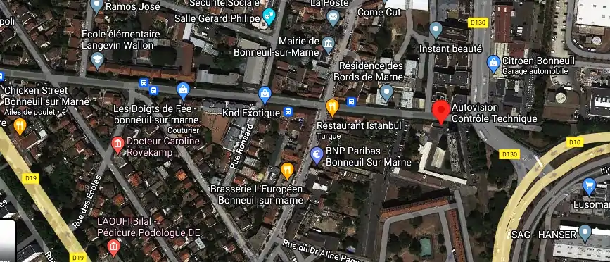 Prix contrôle technique à Bonneuil-sur-Marne