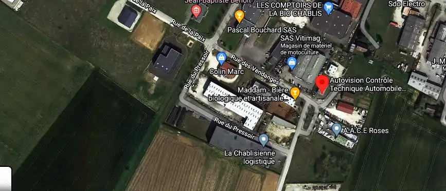 Prix contrôle technique à Chablis