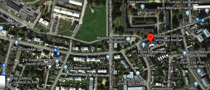 Prix contrôle technique à Brest