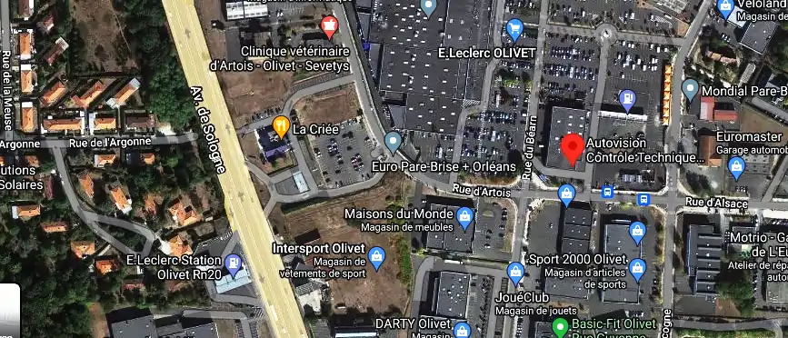 Prix contrôle technique à Olivet