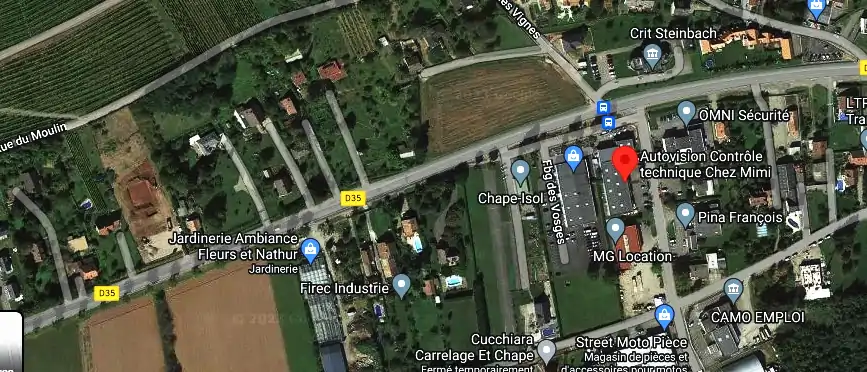 Prix contrôle technique à Cernay