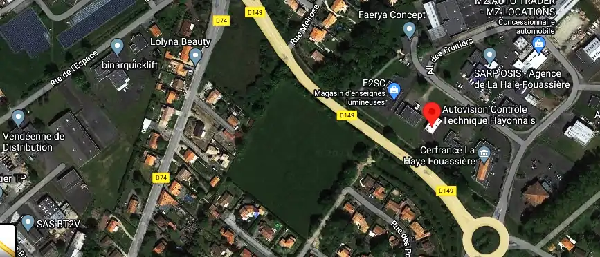 Prix contrôle technique à La Haie-Fouassière