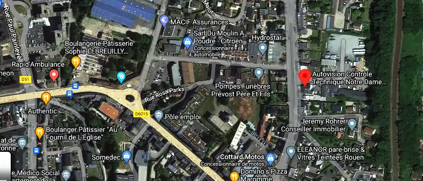 Prix contrôle technique à Notre-Dame-de-Bondeville