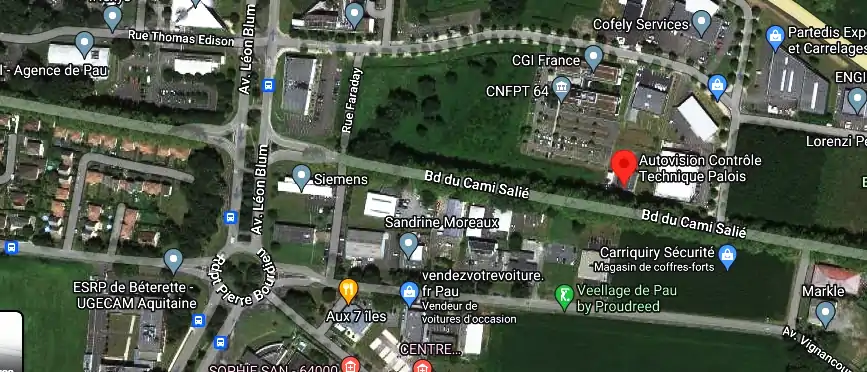 Prix contrôle technique à Pau