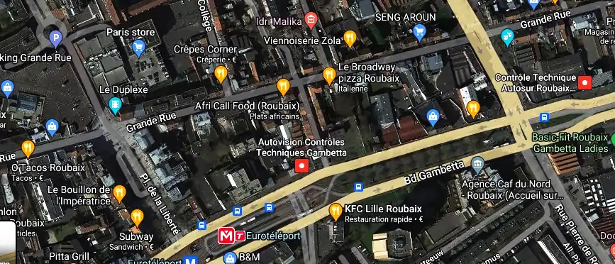 Prix contrôle technique à Roubaix