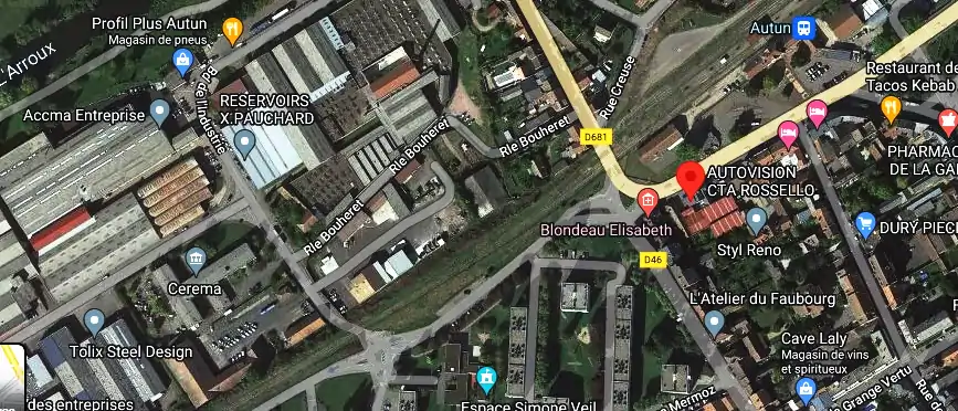 Prix contrôle technique à Autun