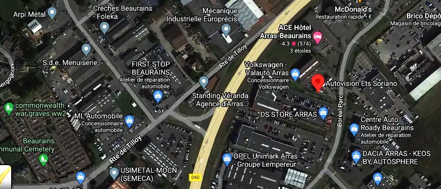 Prix contrôle technique à Beaurains