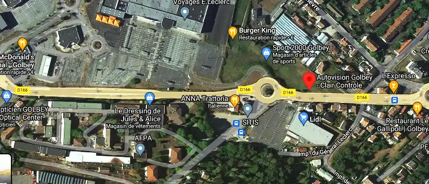 Prix contrôle technique à Golbey