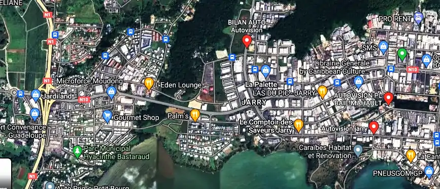 Prix contrôle technique à Rue de l'Industrie, Baie-Mahault 97122, Guadeloupe