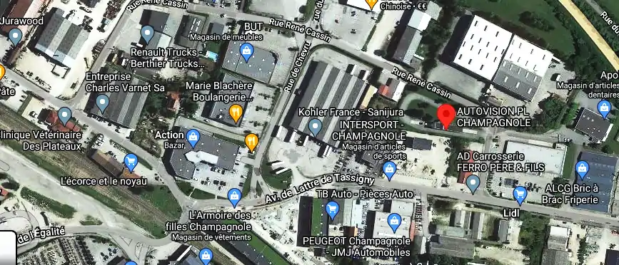 Prix contrôle technique à Champagnole