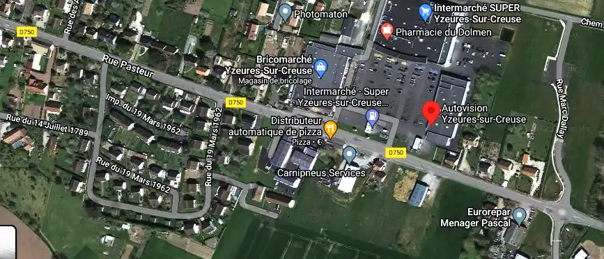 Autovision Yzeures-sur-Creuse à Yzeures-sur-Creuse