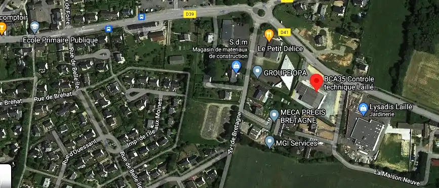 Prix contrôle technique à Laillé