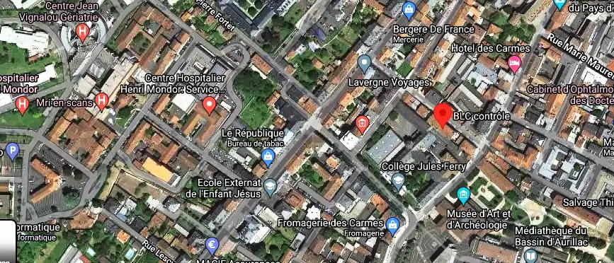 Prix contrôle technique à Aurillac