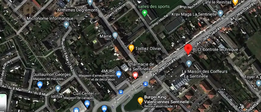 Prix contrôle technique à La Sentinelle