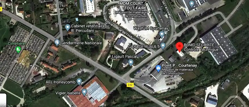 Prix contrôle technique à Courtenay