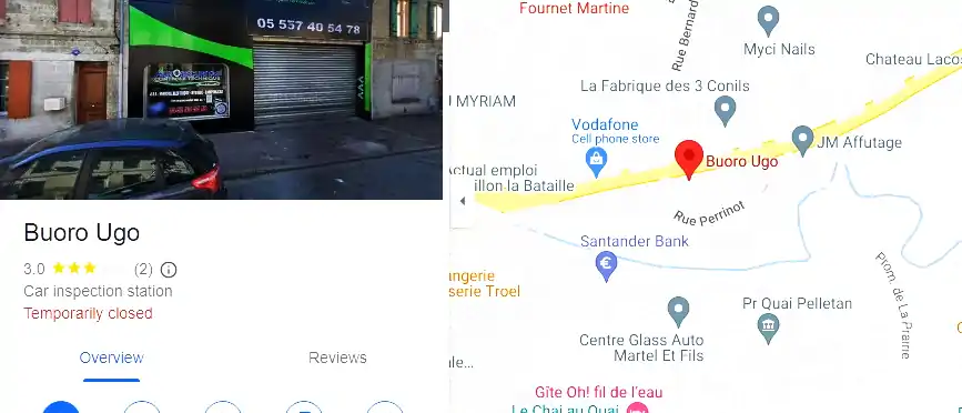 Prix contrôle technique à Castillon-la-Bataille