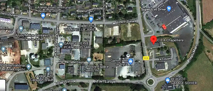 Prix contrôle technique à Villaines-la-Juhel