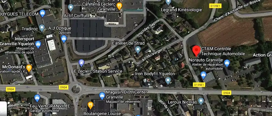 Prix contrôle technique à Yquelon