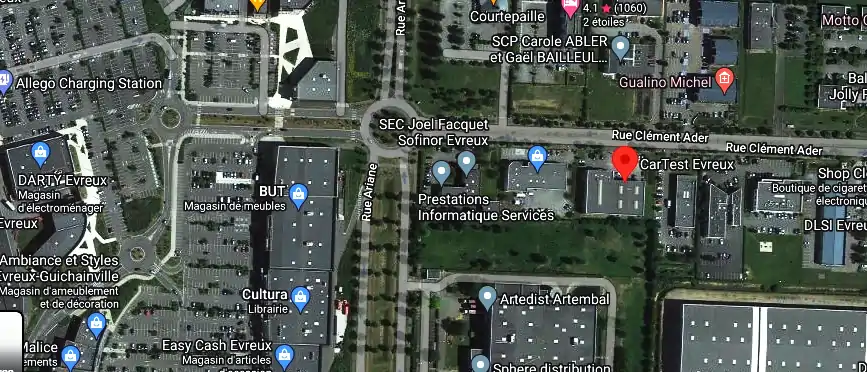 Prix contrôle technique à Évreux