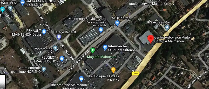 Prix contrôle technique à Maintenon