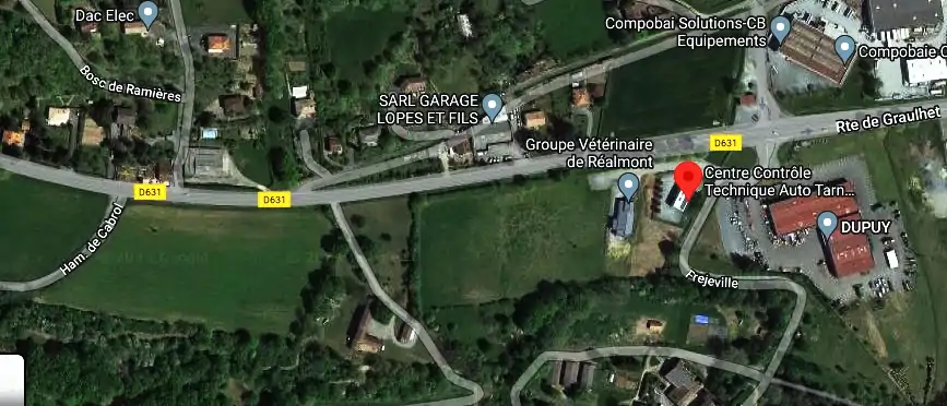 Prix contrôle technique à 81120 Réalmont