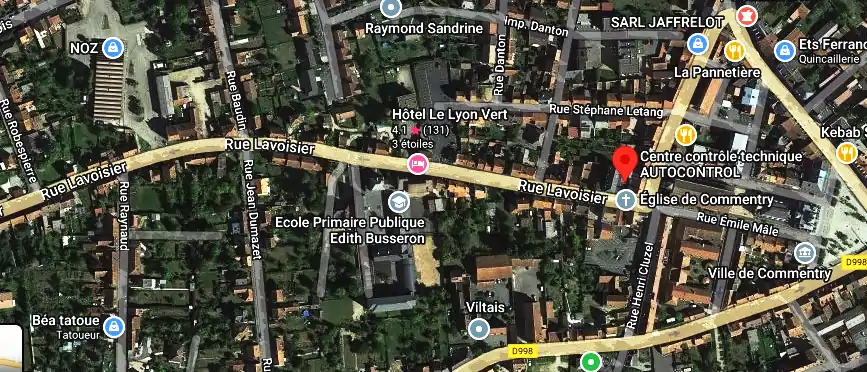 Prix contrôle technique à Commentry