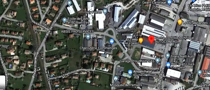 Prix contrôle technique à Pamiers