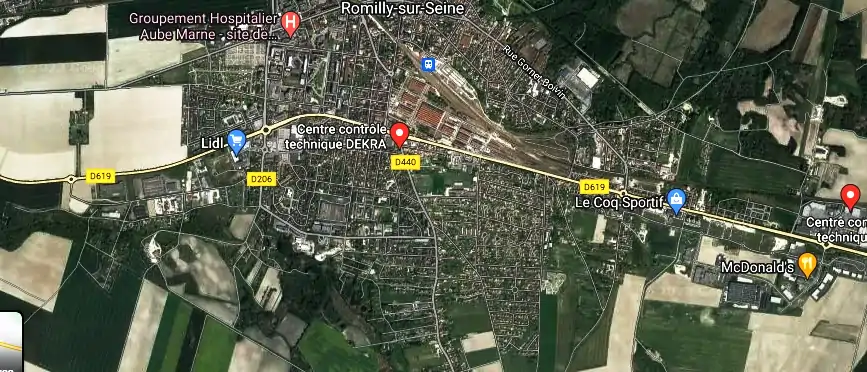 Prix contrôle technique à Romilly-sur-Seine