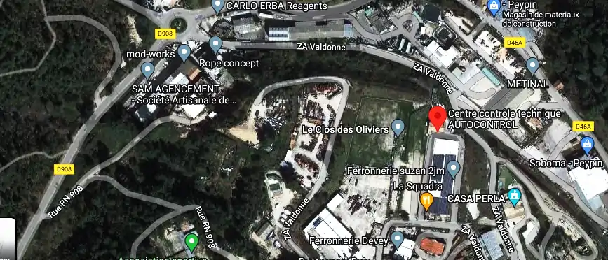 Prix contrôle technique à Peypin