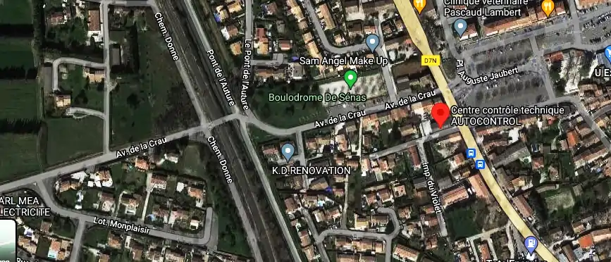 Prix contrôle technique à Sénas