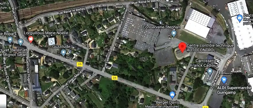 Prix contrôle technique à Ploumagoar