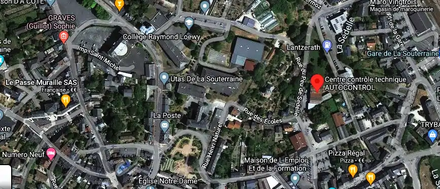 Prix contrôle technique à La Souterraine