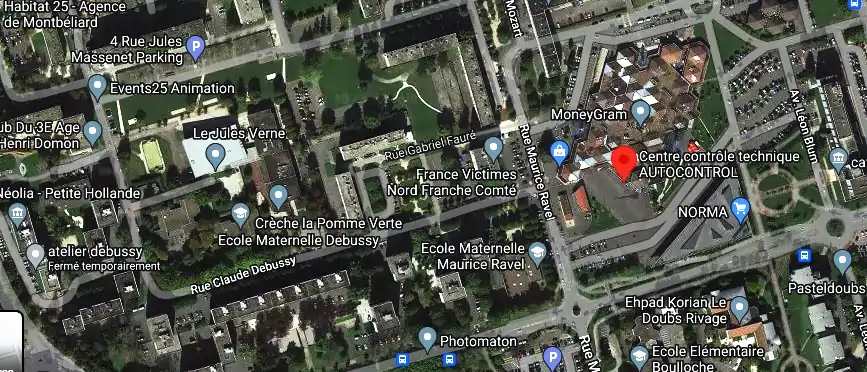 Prix contrôle technique à Montbéliard