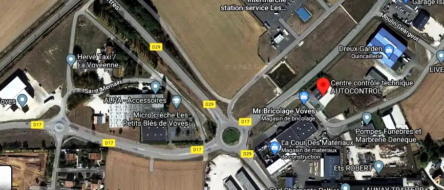 Prix contrôle technique à Les Villages-Vovéens