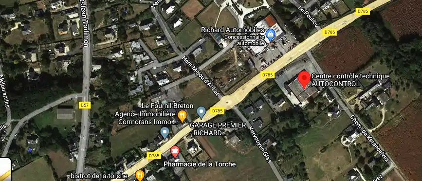 Prix contrôle technique à Plomeur