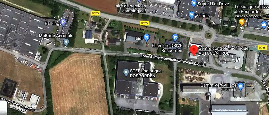 Prix contrôle technique à Rosporden