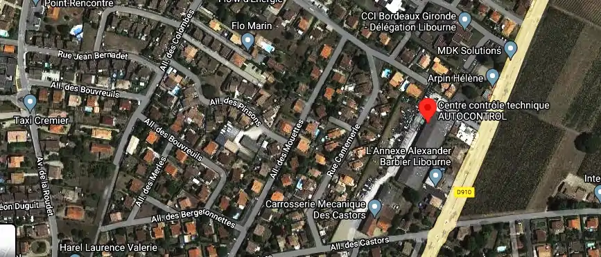 Prix contrôle technique à Libourne