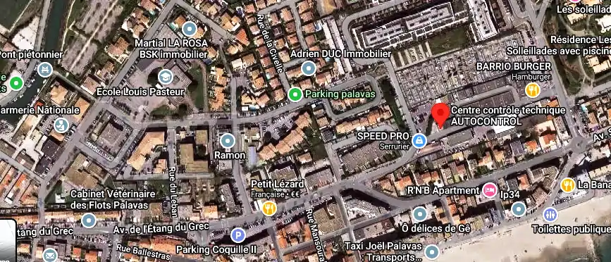 Prix contrôle technique à Palavas-les-Flots