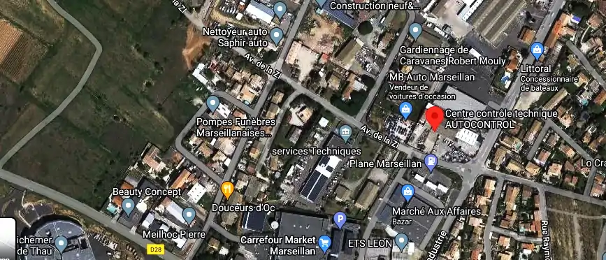 Prix contrôle technique à Marseillan