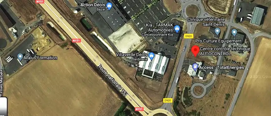 Prix contrôle technique à Déols