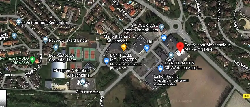 Prix contrôle technique à L'Isle-d'Abeau