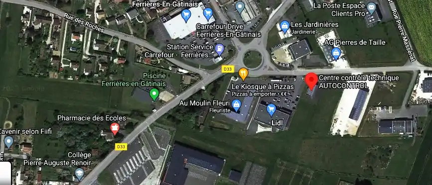 Prix contrôle technique à Ferrières-en-Gâtinais